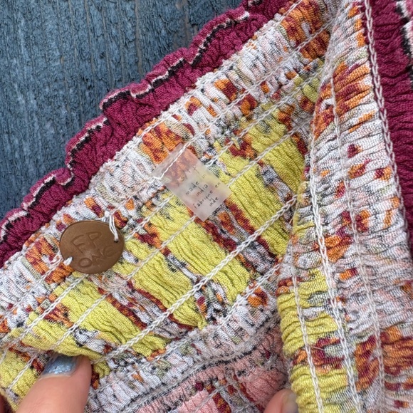 FREE PEOPLE ONE INDIAN JEWEL HARAM BOHO PATTERN PANTS- XS - Picture 6 of 6